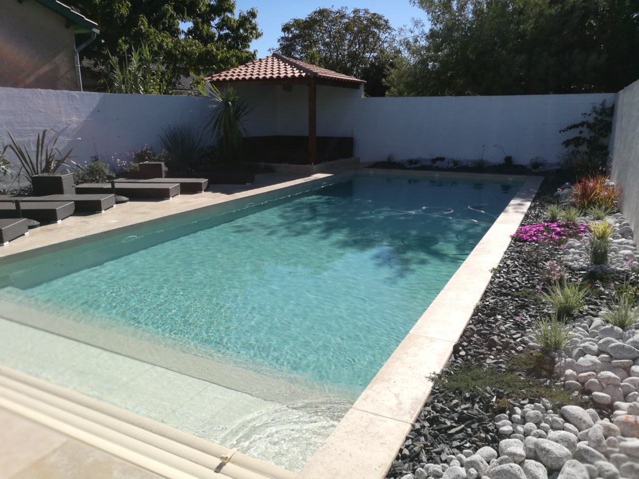 Les piscines d'Anthony - piscine traditionnelle maconnée bassin d'arcachon